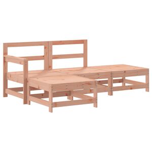 vidaXL Salon de jardin 4 pcs bois massif douglas
