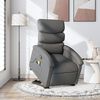 vidaXL Fauteuil de massage inclinable Gris fonc&eacute; Tissu