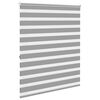 vidaXL Store v&eacute;nitien Zebra 140,9 x 175 cm, largeur du tissu 136,7 cm, gris