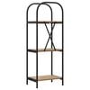 vidaXL &Eacute;tag&egrave;re Ch&ecirc;ne artisanal 40 x 30 x 109 cm Bois d'ing&eacute;nierie