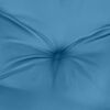 vidaXL Coussin de banc de jardin bleu m&eacute;lang&eacute; 120x50x7 cm tissu
