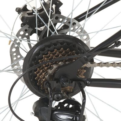 vidaXL Vélo de montagne 21 vitesses Roues de 27,5 pouces 50 cm Noir