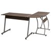 vidaXL Bureau d'angle marron bois d'ing&eacute;nierie