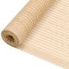 vidaXL Filet brise-vue Beige 1,2x50 m PEHD 195 g/m&sup2;