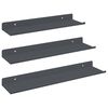 vidaXL &Eacute;tag&egrave;re flottante Montage mural 3 pc Anthracite 40 x 9 x 2,5 cm
