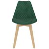 vidaXL Ensemble de salle &agrave; manger 3 pcs Vert fonc&eacute;