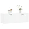 vidaXL Armoire murale blanc 100x36,5x35 cm bois d'ing&eacute;nierie