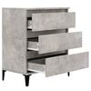 vidaXL Buffet Gris b&eacute;ton 60x35x70 cm Bois d'ing&eacute;nierie
