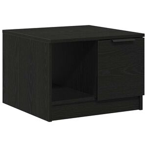 vidaXL Table basse Ch&ecirc;ne noir 50 x 50 x 36 cm Bois d'ing&eacute;nierie