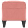 vidaXL Banc Rose 100x35x41 cm Velours
