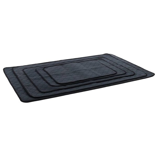 FLAMINGO Tapis de dressage antid&eacute;rapant lavable Patsy L Gris