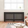 vidaXL Cache-radiateur noir 172x19x81,5 cm MDF