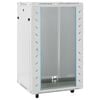 vidaXL Coffret de r&eacute;seau 18U 19" IP20 gris 60x60x100 cm