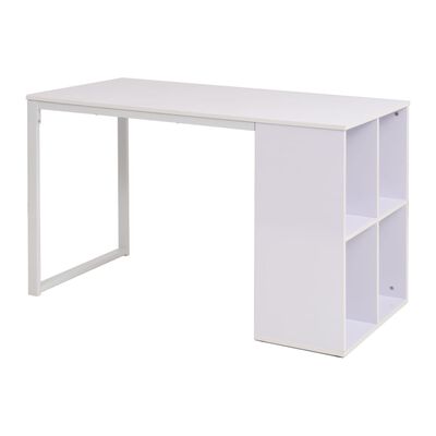 vidaXL Table d'écriture 120 x 60 x 75 cm Blanc