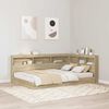 vidaXL T&ecirc;te de lit de rangement Ch&ecirc;ne Sonoma 207,5 x 137,5 x 76,5 cm