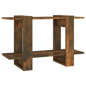vidaXL Biblioth&egrave;que/S&eacute;parateur de pi&egrave;ce Ch&ecirc;ne fum&eacute; 80x30x51 cm