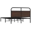 vidaXL Cadre de lit sans matelas 160x200 cm ch&ecirc;ne marron