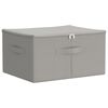 vidaXL Bo&icirc;te de rangement Tissu intiss&eacute; 43 x 34 x 23 cm 33,6 L Gris