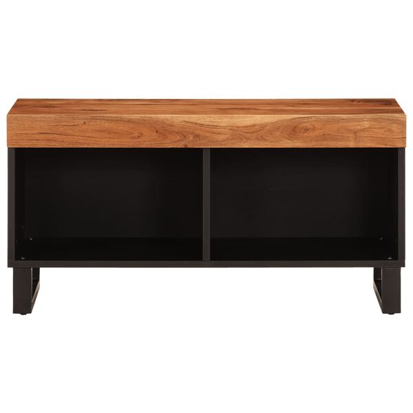 vidaXL Meuble TV 85x33x43,5 cm bois d'acacia massif