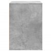 vidaXL Commode d'angle gris b&eacute;ton 80x41x58 cm bois d'ing&eacute;nierie
