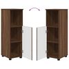 vidaXL Ensemble de mobilier de salle de bain 5 pcs Ch&ecirc;ne brun