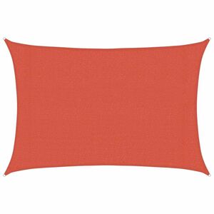 vidaXL Voile d'ombrage 160 g/m&sup2; Terre cuite 3x4 m PEHD