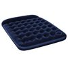 Bestway Lit gonflable floqu&eacute; avec pompe &agrave; pied int&eacute;gr&eacute;e 203x152x28 cm