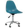 vidaXL Chaise de bureau pivotante Turquoise PP