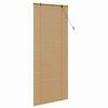 vidaXL Store enrouleur avec des rideaux Marron 80 x 220 cm Bambou