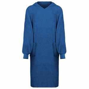 vidaXL Sweat &agrave; capuche couverture KINN Bleu marine XL Coton