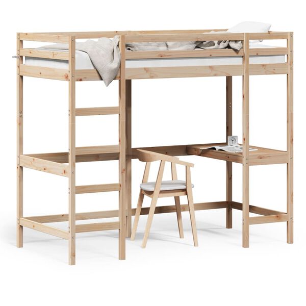 vidaXL Lit superpos&eacute; sans matelas 90x190 cm bois massif de pin