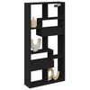 vidaXL Armoire murale noir 50x15x100 cm bois d'ing&eacute;nierie