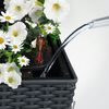 LECHUZA Jardini&egrave;re BALCONERA Cottage 80 ALL-IN-ONE Granit