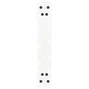 vidaXL Pieds de table basse en U 2 pi&egrave;ces Blanc 38 x (42-43) cm Acier