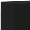 vidaXL Meubles TV muraux 2 pcs noir 40,5x30x40 cm bois d'ing&eacute;nierie