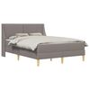 vidaXL Cadre de lit avec matelas 2 pc Housse amovible