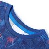 T-shirt pour enfants m&eacute;lange bleu fonc&eacute; 128