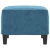 vidaXL Repose-pied Bleu 60x50x41 cm Velours