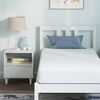vidaXL Matelas Blanc et Bleu 80 x 160 cm Tissu jacquard