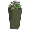 vidaXL Jardini&egrave;re Vert olive 40 x 40 x 75 cm Acier