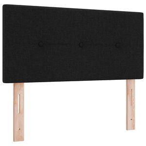 vidaXL T&ecirc;te de lit r&eacute;glable en hauteur Noir 80 cm tissu