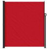 vidaXL Auvent lat&eacute;ral r&eacute;tractable rouge 220x500 cm