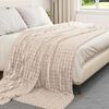 vidaXL Jet&eacute; Beige 240 x 220 cm Toison