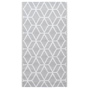 vidaXL Tapis d'ext&eacute;rieur ARAKIL Gris 190x290 cm PP