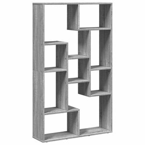 vidaXL Biblioth&egrave;que sonoma gris 72x20x120,5 cm bois d'ing&eacute;nierie