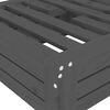 vidaXL Couvercle de base de parasol gris bois massif de pin
