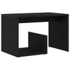 vidaXL Table d'appoint Ch&ecirc;ne noir 59 x 36 x 38 cm Bois d'ing&eacute;nierie