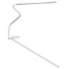 vidaXL Clips pour serre 100 pcs type W acier galvanis&eacute;