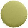 vidaXL Coussins de si&egrave;ge 2 pcs Vert clair &Oslash;30 x 13 cm tissu