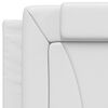 vidaXL Cadre de lit Viana avec LED sans matelas blanc 90x190 cm